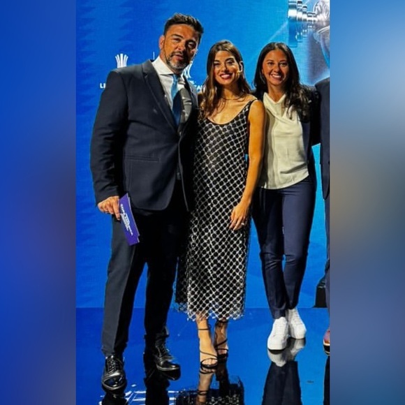 NWT Zara Chic Beaded Jewel Midi Dress - Picture 12 of 17